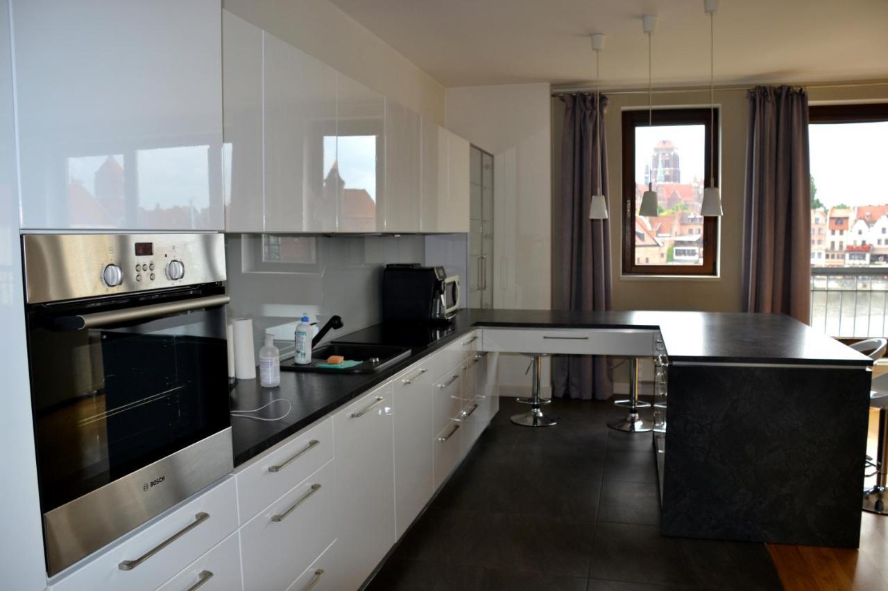 Apartamenty Centrum Nad Motlawa Z Widokiem Na Patio Z Balkonem Гданьск Экстерьер фото