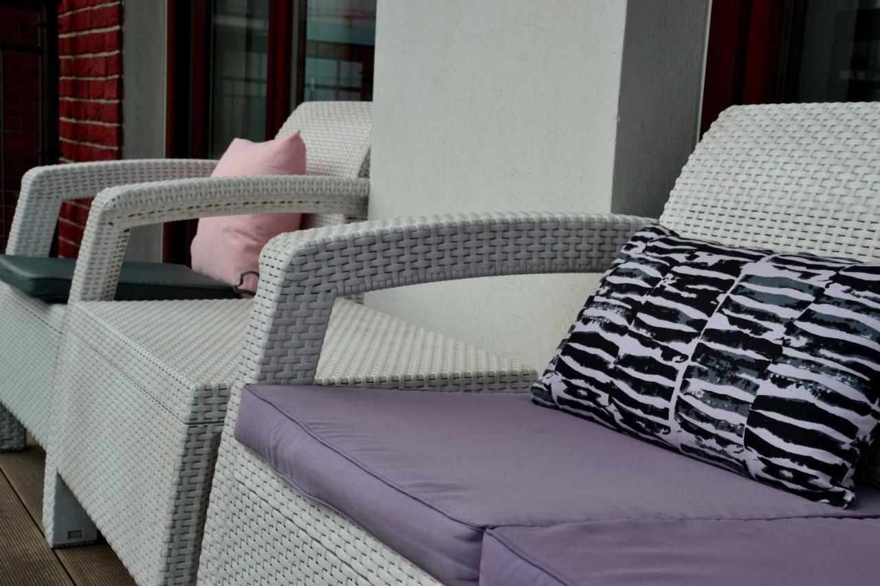 Apartamenty Centrum Nad Motlawa Z Widokiem Na Patio Z Balkonem Гданьск Экстерьер фото