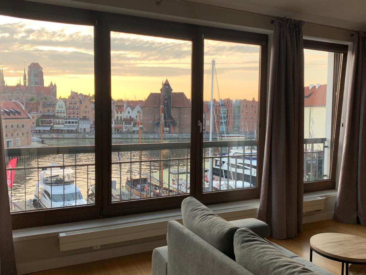 Apartamenty Centrum Nad Motlawa Z Widokiem Na Patio Z Balkonem Гданьск Экстерьер фото